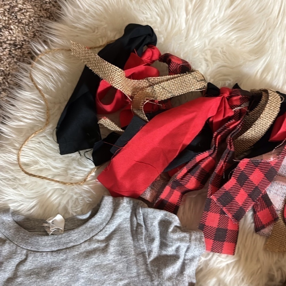 Boy’s First Birthday outfit, crown and bunting Woodland / Lumberjack theme - Picture 6 of 10